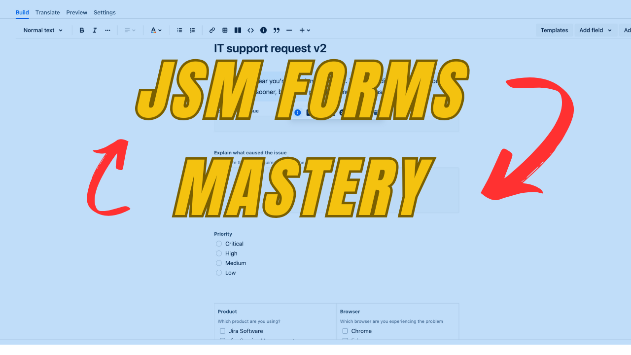 Mastering Forms in Jira Service Management: A Comprehensive Guide